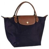 Sacs A Main Longchamp Site Officiel soldes pas cher Le Pliage Bleu Foncé